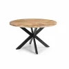 Ronde tafel Sofia Ø130cm - mango massief - naturel- Eettafels