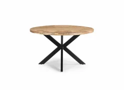 Ronde tafel Sofia Ø130cm - mango massief - naturel- Eettafels