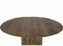 Ronde tafel Solid Ø130cm - mango massief - walnoot- Keukentafels|Eettafels