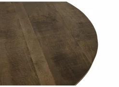 Ronde tafel Solid Ø130cm - mango massief - walnoot- Keukentafels|Eettafels