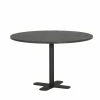 Perfecta Ronde tafel Spinner Ø120cm - decor - antraciet- Eettafels