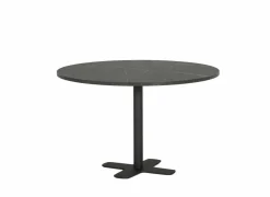 Perfecta Ronde tafel Spinner Ø120cm - decor - antraciet- Eettafels