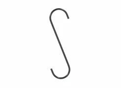 S Haak 30cm - ijzer - zwart- Onderhoudsproducten|Kleerhangers