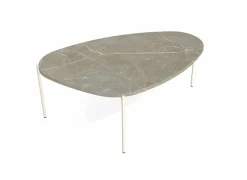 Perfecta Salontafel Trio 110x170cm - HPL - marmor lugano & sable- Salontafels