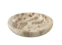 Schaal Ø35cm - marmer - beige- Schalen