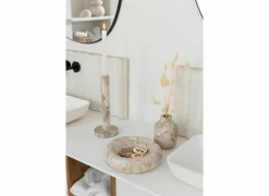 Schaal Ø25cm - marmer - beige- Schalen