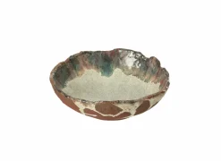 J line Schaal Naga Ø20cm - keramiek - roest- Schalen