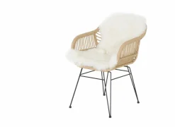 Mars & More Herfstdecoratie|Kindertapijten|Schapenvacht Ijsland 60x110cm gebroken wit