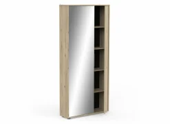 Schoenenkasten|Schoenenkast Ebony 83x24x178cm - decor - royal eik