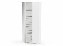 Schoenenkast Ebony 83x24xH178cm - decor - wit- Schoenenkasten