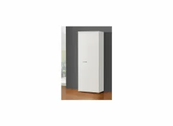 Schoenenkasten|Schoenenkast 69x35x179 - decor - wit