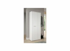 Schoenenkasten|Schoenenkast 69x35x179 - decor - wit