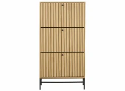 Schoenenkast 72x25x141cm - decor - eik- Schoenenkasten