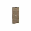 Schoenenkast 60x23,3x155,4cm - decor - naturel- Schoenenkasten