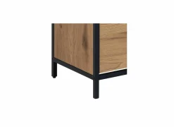 Schoenenkast 56x30x129cm - eik fineer - naturel- Schoenenkasten