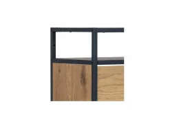 Schoenenkast 56x30x129cm - eik fineer - naturel- Schoenenkasten