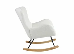 Schommelstoel Hakka - stof - beige- Fauteuils