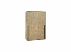 Schuifdeurkast Casper 150cm - melamine - golden oak- Schuifdeurkast|Schuifdeurkast