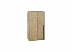 Schuifdeurkast Casper 120cm - melamine - golden oak- Schuifdeurkast|Schuifdeurkast