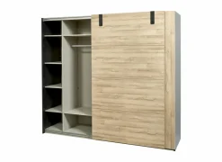 Schuifdeurkast|Schuifdeurkast|Schuifdeurkast 245cm - decor - Franse eik