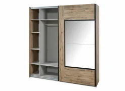 Schuifdeurkast|Schuifdeurkast|Schuifdeurkast 217cm - decor - scarlet eik