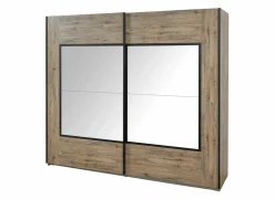 Schuifdeurkast 245cm - decor - scarlet eik- Schuifdeurkast|Schuifdeurkast