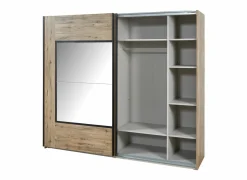 Schuifdeurkast 245cm - decor - scarlet eik- Schuifdeurkast|Schuifdeurkast