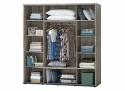 Schuifdeurkast|Schuifdeurkast|Schuifdeurkast Elvira 200cm - decor - canada oak