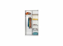 Schuifdeurkast|Schuifdeurkast|Schuifdeurkast Matamata 94cm - melamine - wit