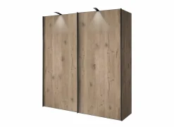 Schuifdeurkast Phoenix 200cm - decor - Noorse eik- Schuifdeurkast|Schuifdeurkast