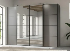 Schuifdeurkast Phoenix 330cm - decor - grijs- Schuifdeurkast|Schuifdeurkast