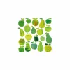Servetten|Servetten|Serviette Apple & Pear 33x33cm groen 20 stuks