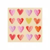 Servetten|Servetten|Serviette Aquarel Hearts 33x33cm - papier - multicolor 20 stuks