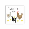Servetten|Servetten|Serviette Breakfast Club 33x33cm multicolor 20 stuks