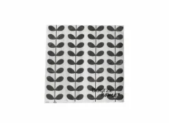 Serviette Gulvi 17x17cm zwart wit 20 stuks- Servetten|Servetten