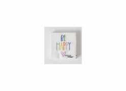 Serviette Happy 17x17cm multicolor 20 stuks- Servetten|Servetten