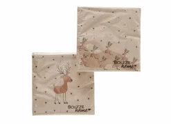 Servetten|Servetten|Serviette Kerst Timba Hert 16,5x16,5cm meerkleurig, 20 stuks