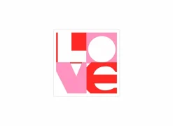 Serviette Love Graphic 33x33cm multicolor 20 stuks- Servetten|Servetten