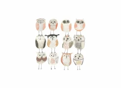 Serviette Owls 33x33cm multicolor 20 stuks- Servetten|Servetten