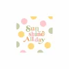 Serviette Sunshine all day 33x33cm multicolor 20 stuks- Servetten|Servetten