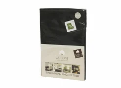 Serviette Teflon 50x50cm - stof - zwart- Servetten|Servetten