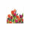 Serviette Tulip Splash 33x33cm - papier - multicolor 20 stuks- Servetten|Servetten