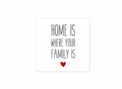 Servetten|Servetten|Serviette Your Family 33x33cm wit 20 stuks