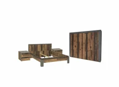 Slaapkamer Attaylar met bed 160x200cm - kleerkast 230cm - 2 nachtkastjes- Complete Slaapkamers