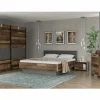 Complete Slaapkamers|Slaapkamer Clif met bed 160x200cm - kleerkast 220cm - commode 107cm en 2 nachtkastjes