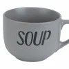 Soepkom Soup Ø11cm - keramiek - grijs- Koffietassen|Koffietassen