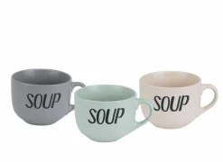 Soepkom Soup Ø11cm - keramiek - groen- Koffietassen|Koffietassen