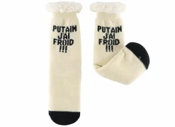 Sokken Sherpa Putain J'ai Froid- Energie Besparen|Pantoffels