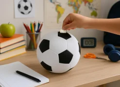 Spaarpot Football- Kinderdecoratie