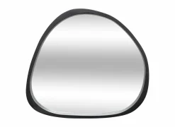 Spiegels|Spiegels|Spiegel Wayne 63x57cm - MDF/glas - zwart